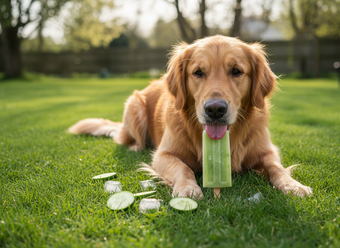 13 Cooling Frozen Cucumber Dog Treats For Hot Weather