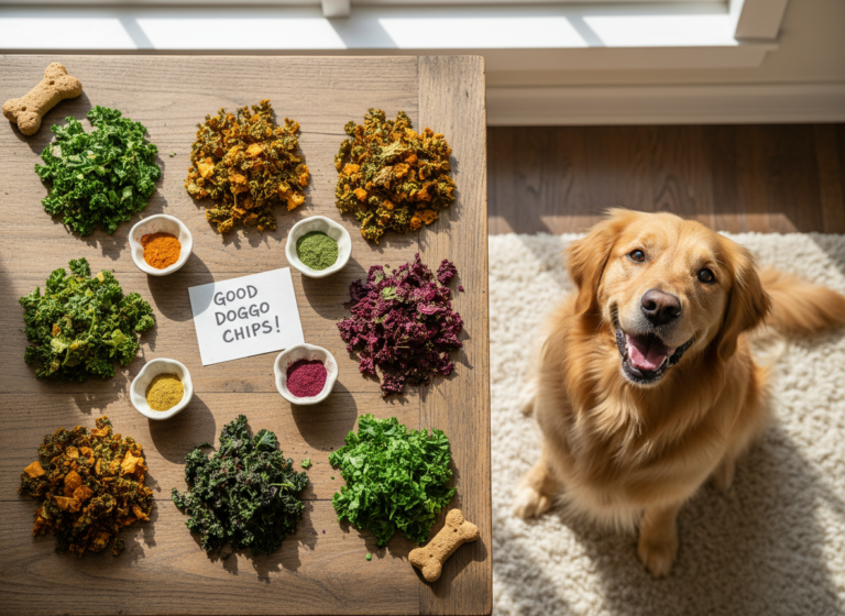 13 Crispy Baked Kale Chips for Dogs (Low Calorie Snack)