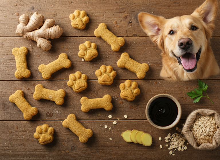 13 Ginger Dog Biscuits To Soothe Upset Tummies Naturally