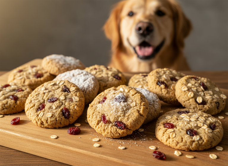 13 Oatmeal Cranberry Dog Cookies for Urinary Health Support