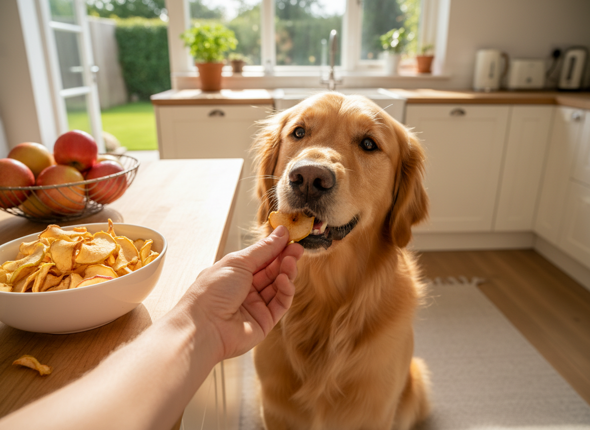 21 Baked Apple Chips For Dogs That are Crunchy & Sweet