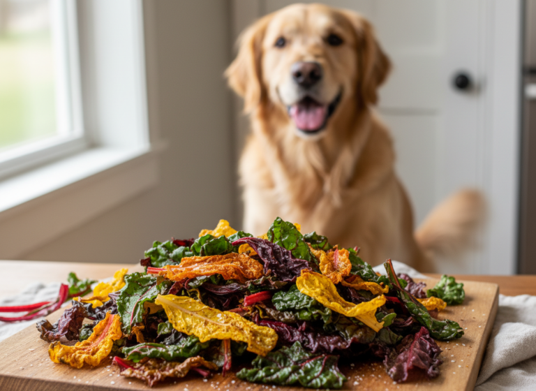 21 Crunchy Baked Swiss Chard Chips for Dogs (Kale Alternative)