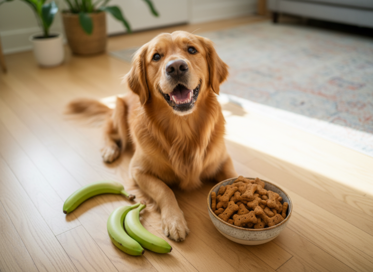 21 Prebiotic Green Banana Flour Dog Treats For Gut Health