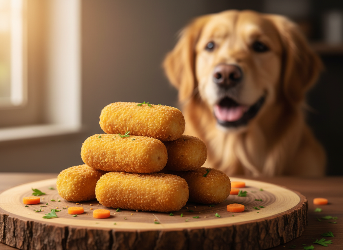 7 Crispy Fish and Potato Dog Croquettes