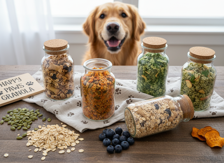 7 Crunchy Homemade Dog Granola Recipes for Breakfast Toppers