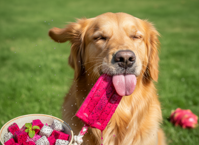 7 Exotic Dragon Fruit Frozen Dog Treats