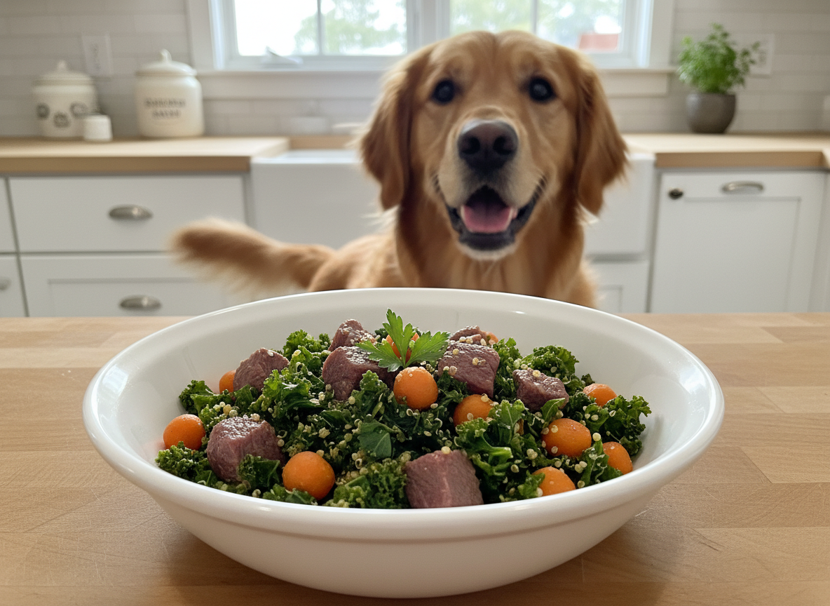 7 Hypoallergenic Venison and Kale Dog Food Recipes