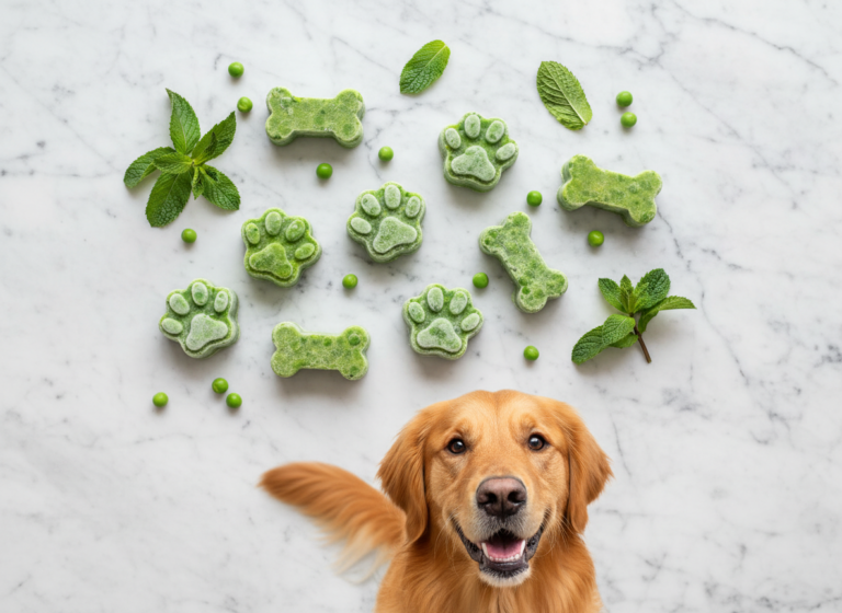 7 Simple Frozen Pea and Mint Dog Treats for Fresh Breath