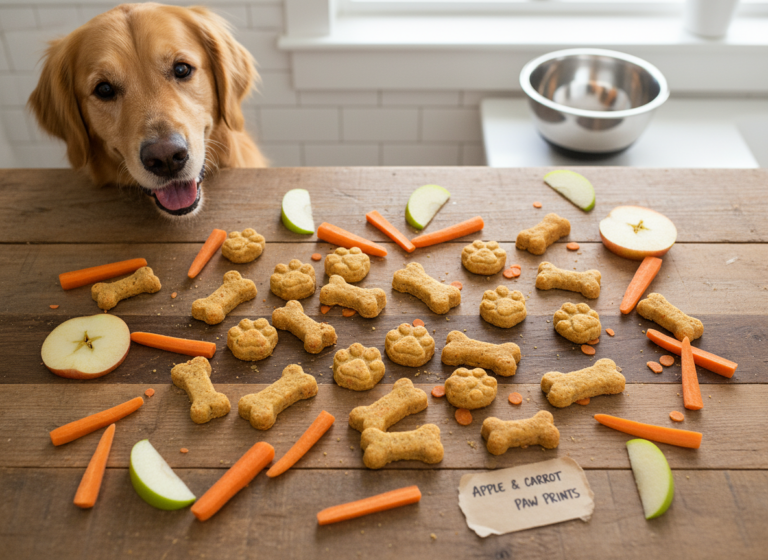 9 Crunchy Apple and Carrot Dog Biscuit Recipes